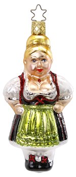 Heidi - Bavarian - Resi<br>Inge-glas Ornament
